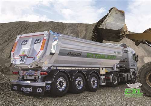 TIPPING SEMI-TRAILER ALLOY  ROUNDED BODY SL740 EXL