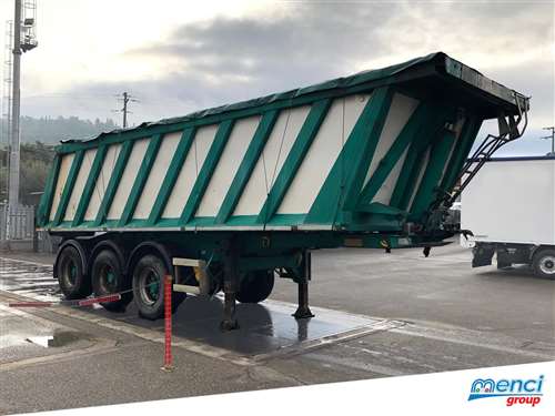 SEMITRAILER USED WITH SQUARE STEEL BODY 